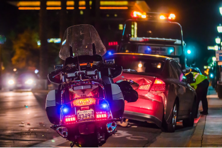 a car that got rear-ended in an accident