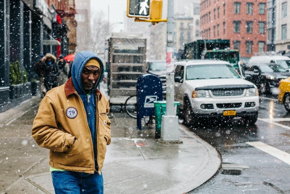 What Happens When a Car Slips on an Icy Road and Hits a Pedestrian?