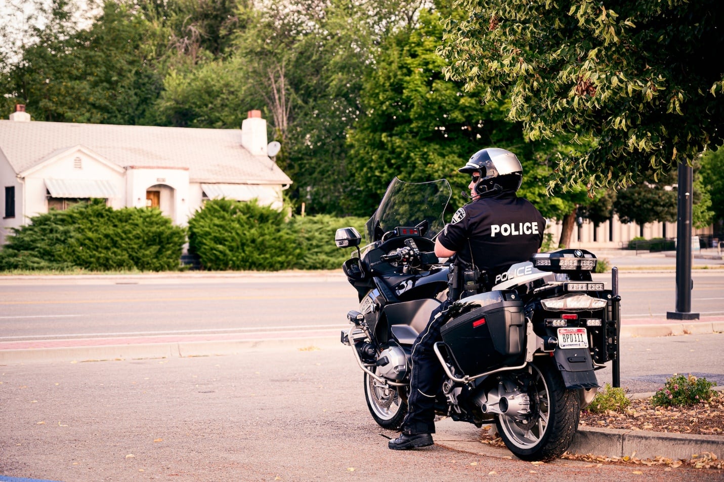 Police Officer on a Bike