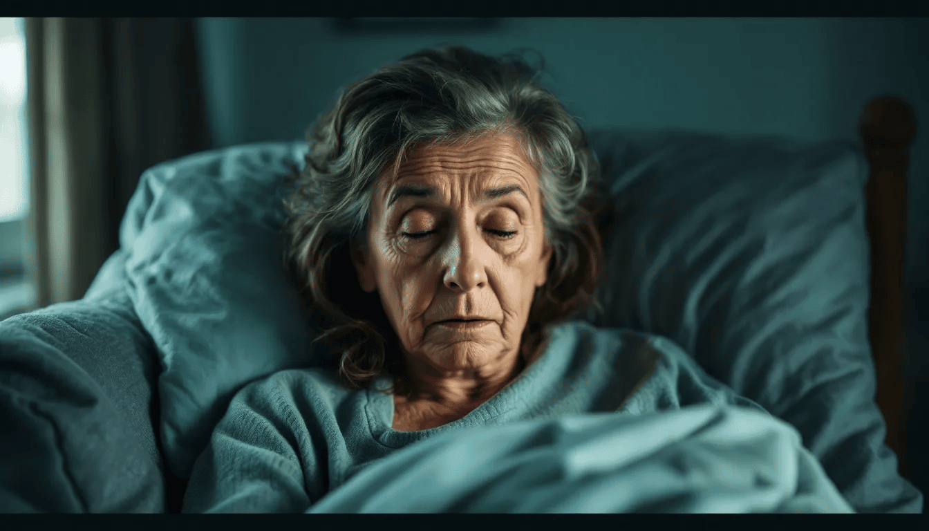 Una imagen que muestra las consecuencias para la salud del abuso en hogares de ancianos.