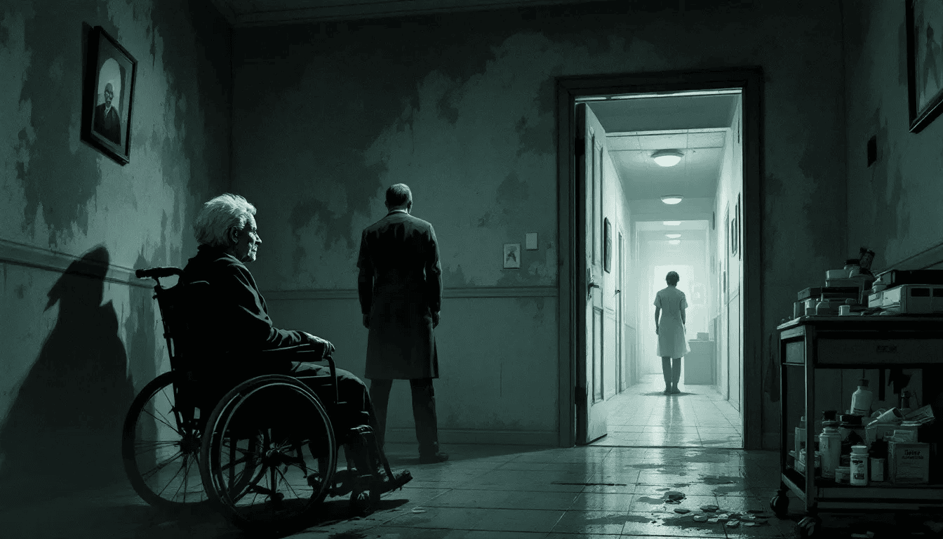 Una guía visual sobre cómo prevenir el abuso en hogares de ancianos.