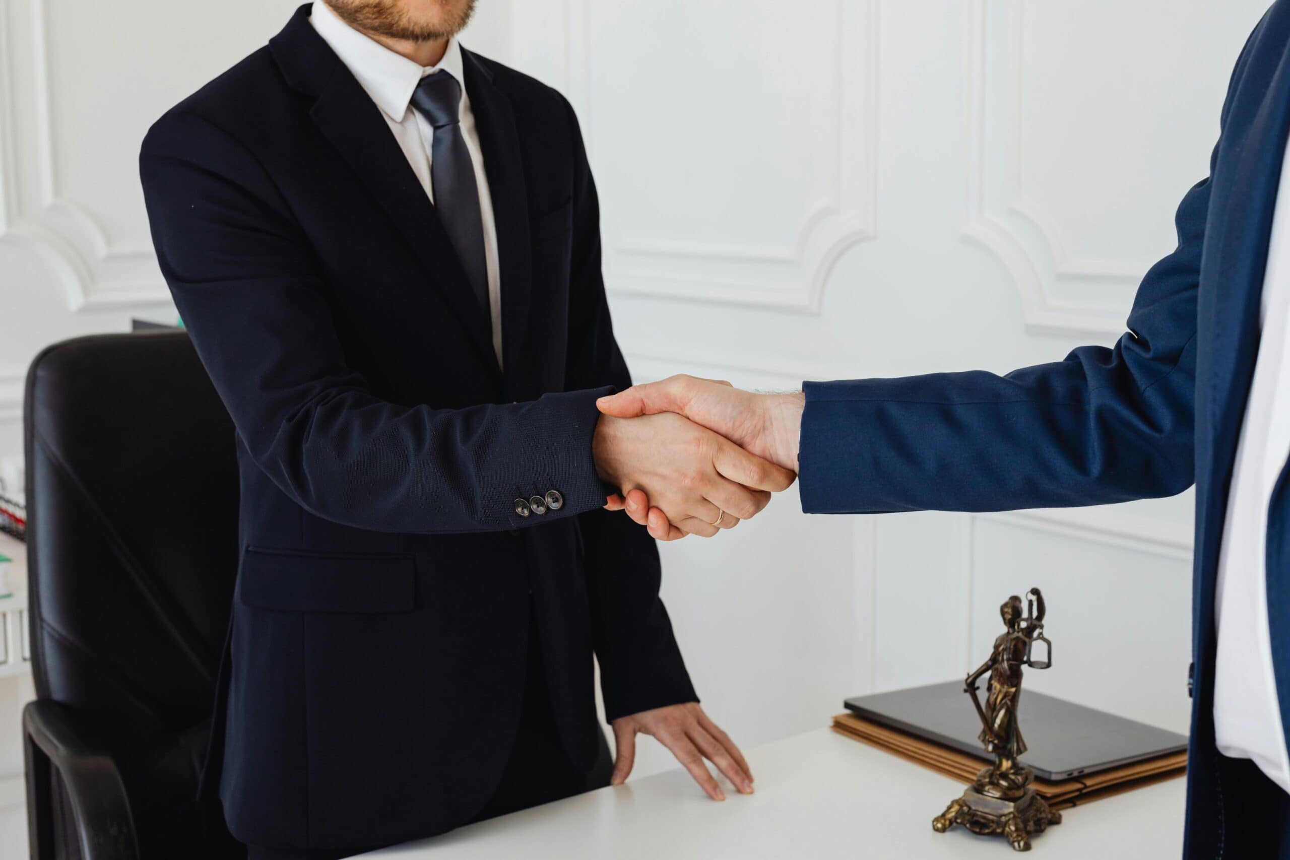 A firm handshake.